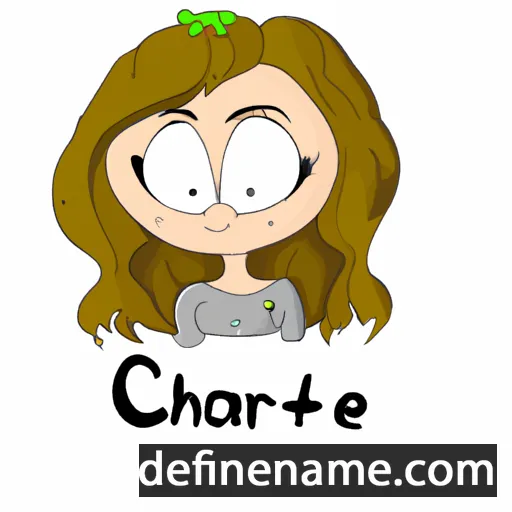 cartoon of the name Charlytte