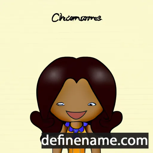 cartoon of the name Charmane