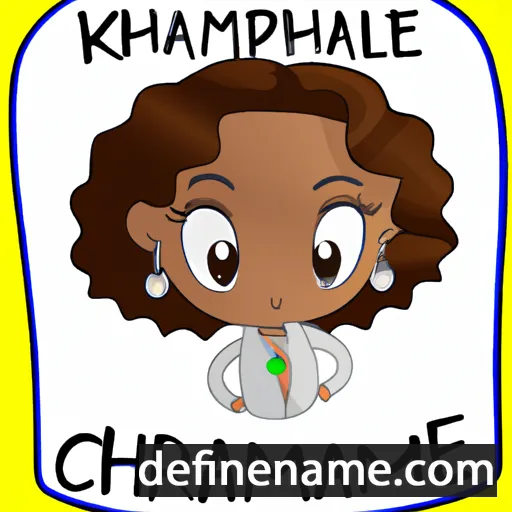 cartoon of the name Charmayanne