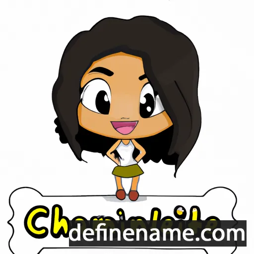 cartoon of the name Charmeine