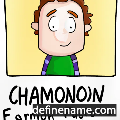 cartoon of the name Charmont