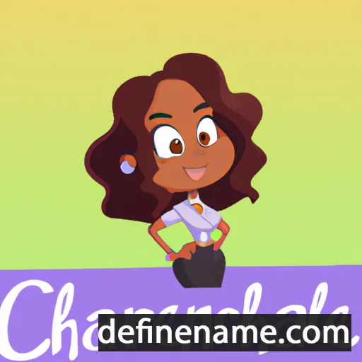 cartoon of the name Charnele