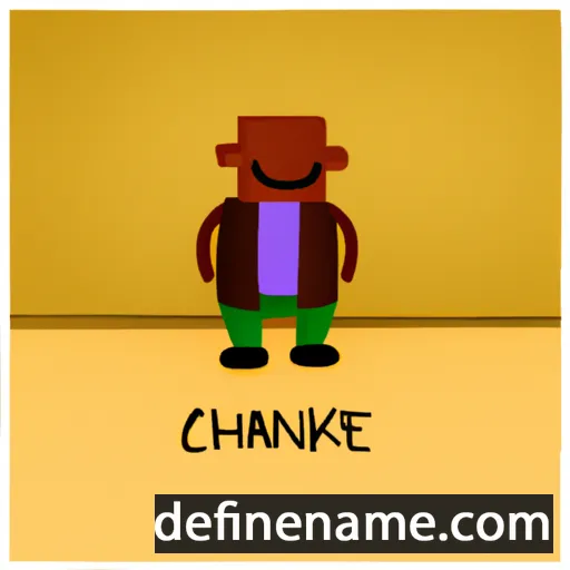 cartoon of the name Charnke