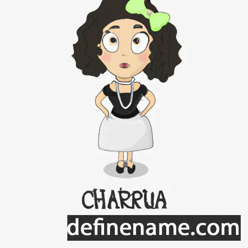 cartoon of the name Charoula