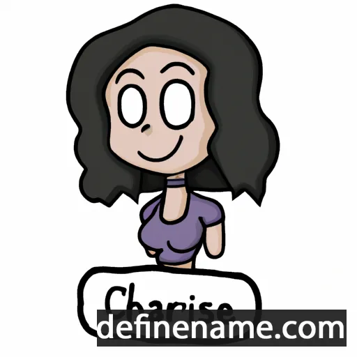 cartoon of the name Charrise