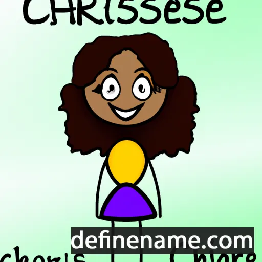 cartoon of the name Charrisse