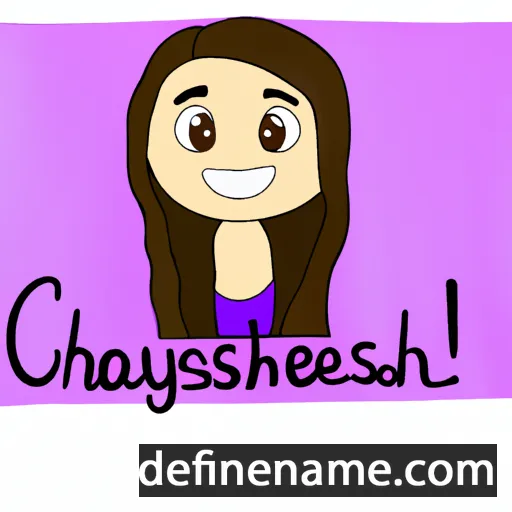 cartoon of the name Chaselyn