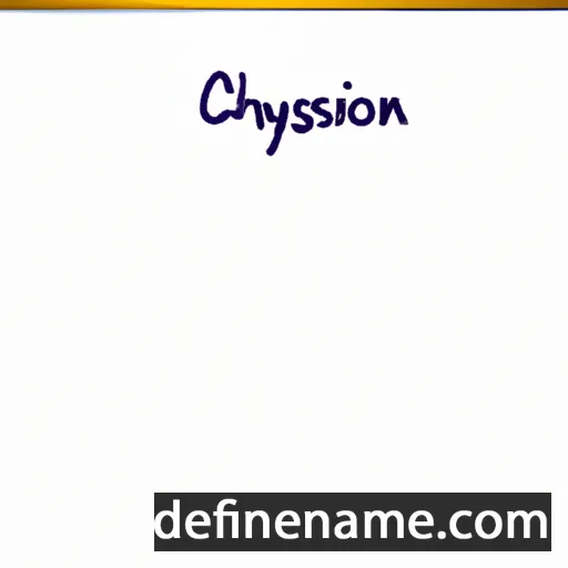 cartoon of the name Chaselynn