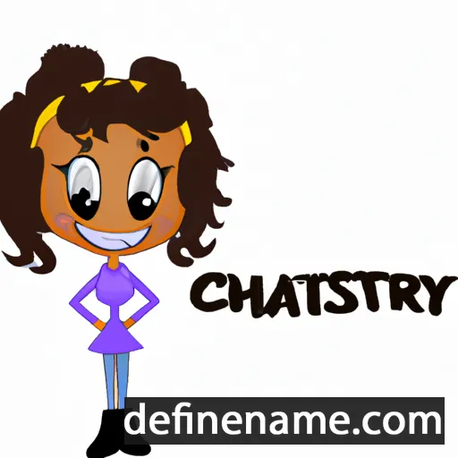 cartoon of the name Chasity