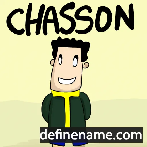 cartoon of the name Chason