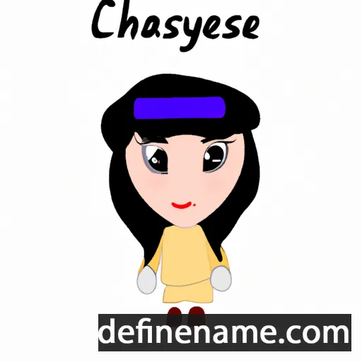 cartoon of the name Chasye