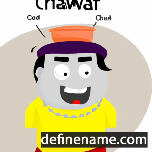 cartoon of the name Chatchawal