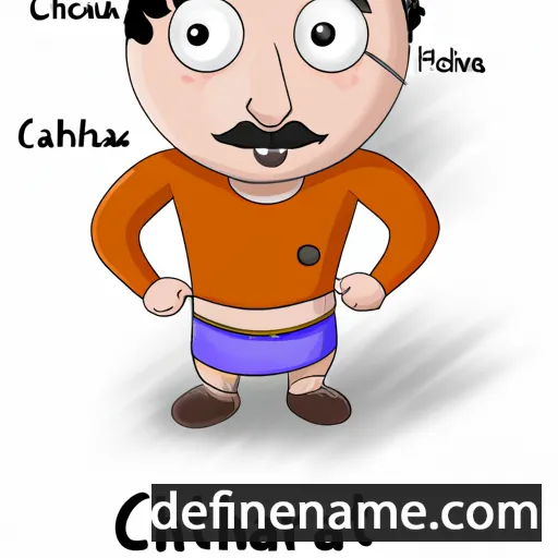 cartoon of the name Chathura