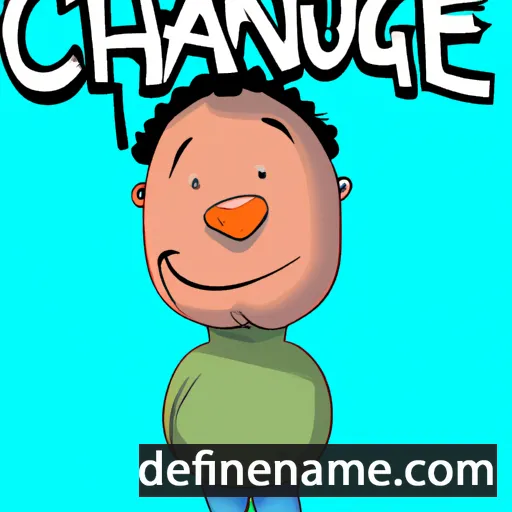 cartoon of the name Chaunce