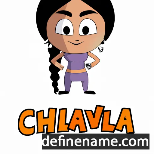 cartoon of the name Chavala