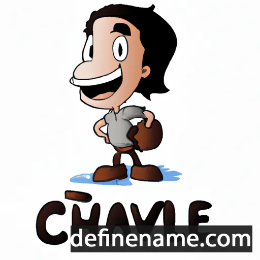 cartoon of the name Chavele