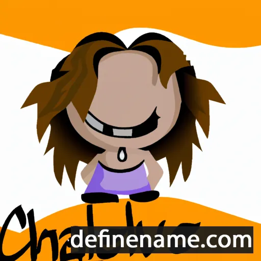 cartoon of the name Chavelle