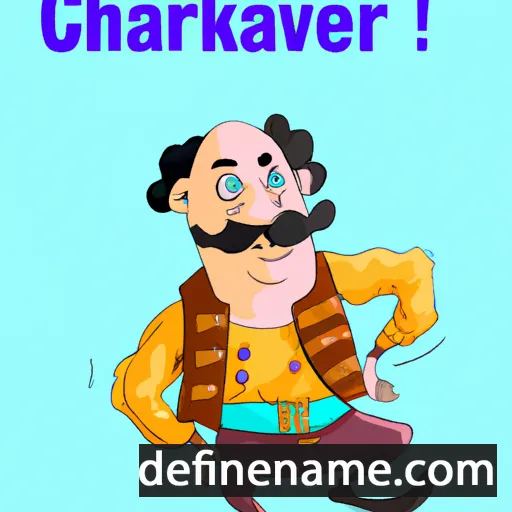 cartoon of the name Chavkar