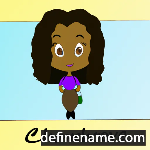 cartoon of the name Chavonne