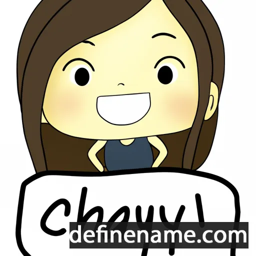 cartoon of the name Chay