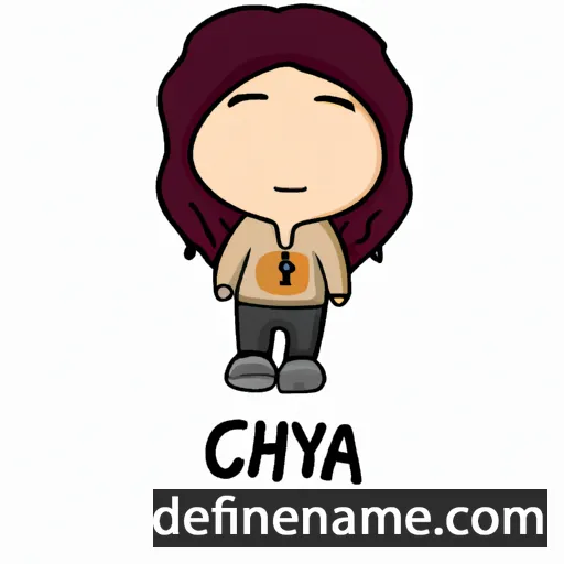 cartoon of the name Chayah