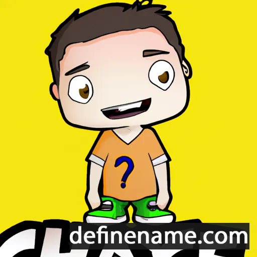 cartoon of the name Chayce