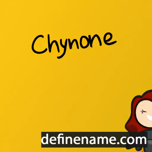 cartoon of the name Chayenne