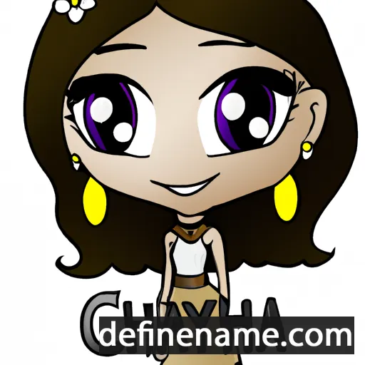 cartoon of the name Chayla