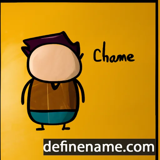 cartoon of the name Chazmín