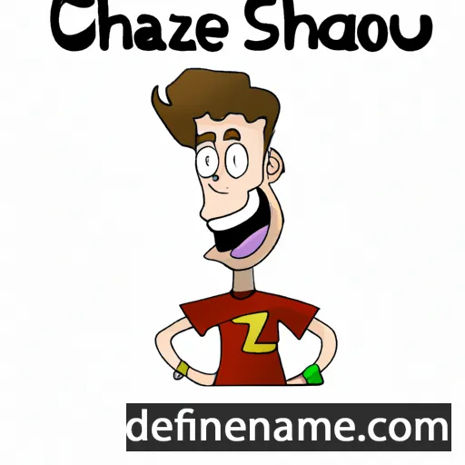 cartoon of the name Chazz