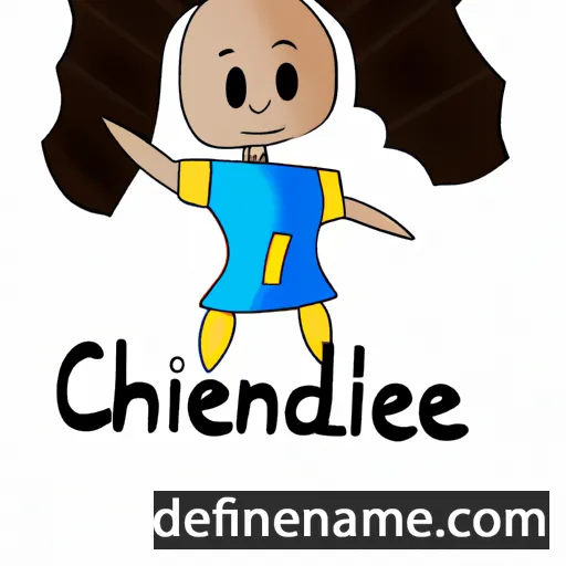 cartoon of the name Chedeline