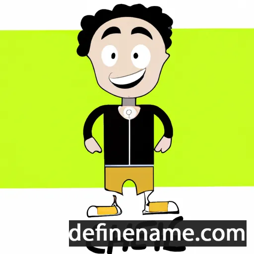 cartoon of the name Cheiche