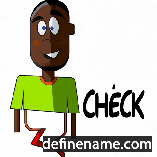 Cheick cartoon