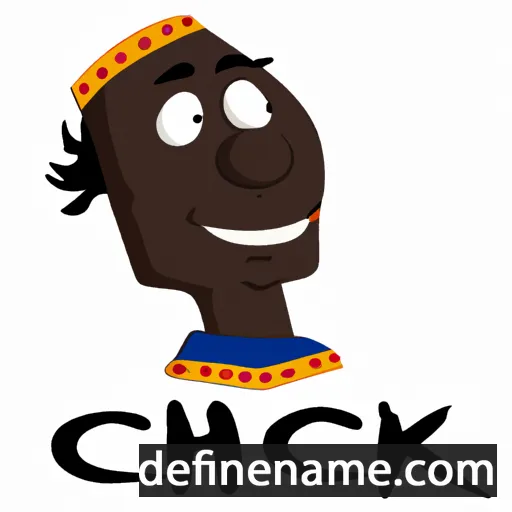 cartoon of the name Cheikh