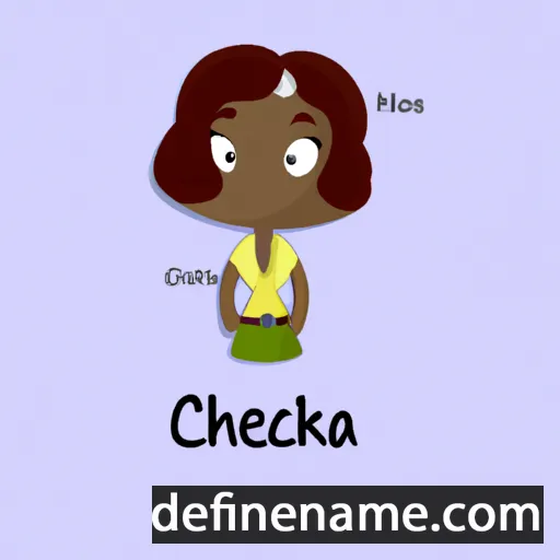 cartoon of the name Cheikha