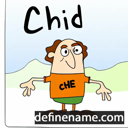 cartoon of the name Cheile