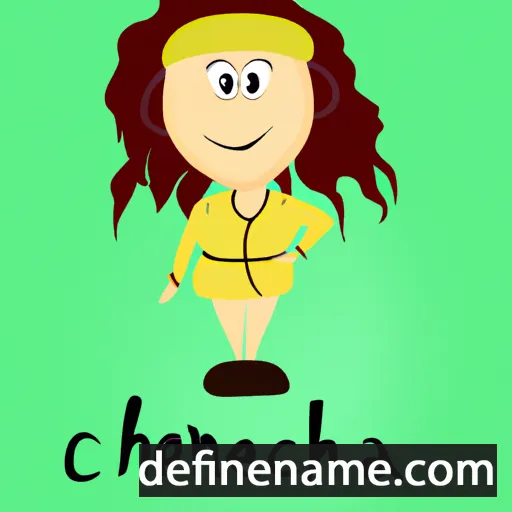 cartoon of the name Chekhinia