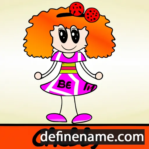 cartoon of the name Chelby