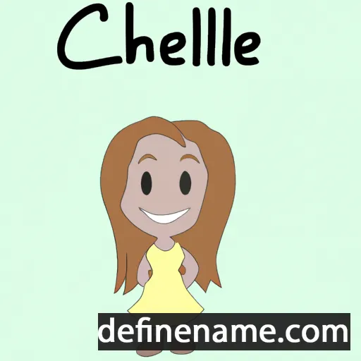 cartoon of the name Chellie