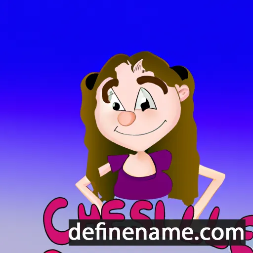 cartoon of the name Chellsie