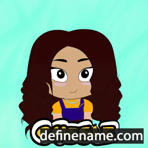 cartoon of the name Chelsye