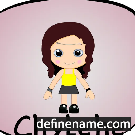 cartoon of the name Chelynne