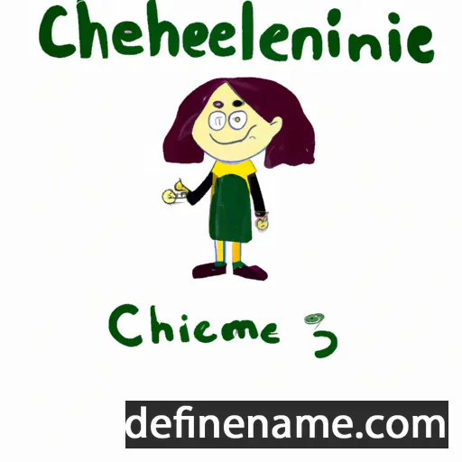 cartoon of the name Chemeliine