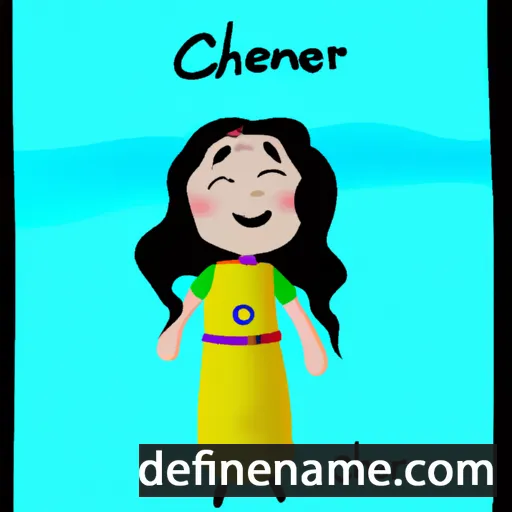 cartoon of the name Chenab