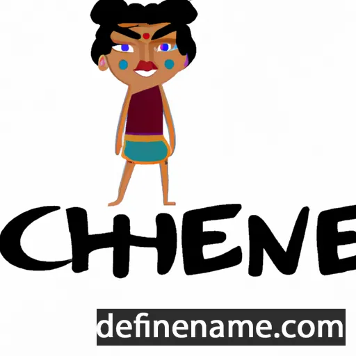 cartoon of the name Chenai