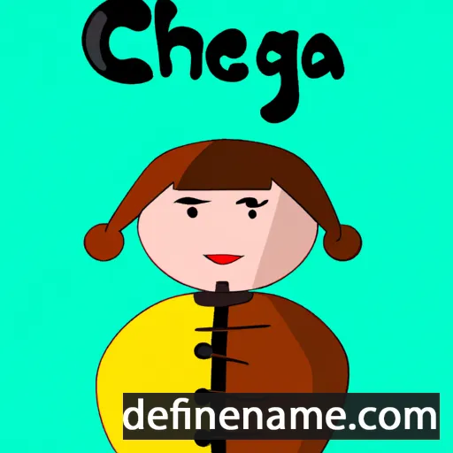 cartoon of the name Chengha