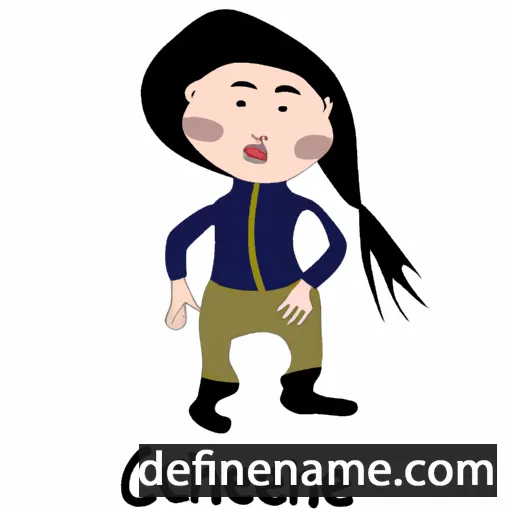 cartoon of the name Chenghel