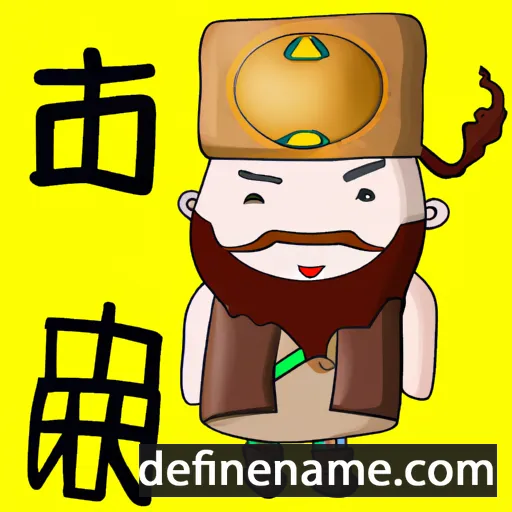 cartoon of the name Chengjiao