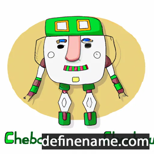 cartoon of the name Chenibot