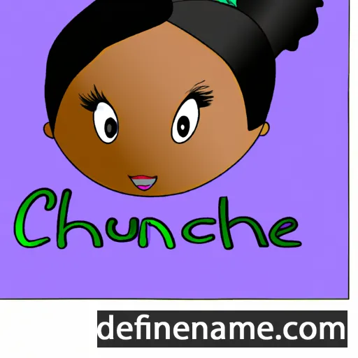 cartoon of the name Chenique